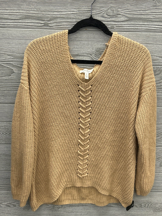 Sweater By Jessica Simpson In Tan, Size: M