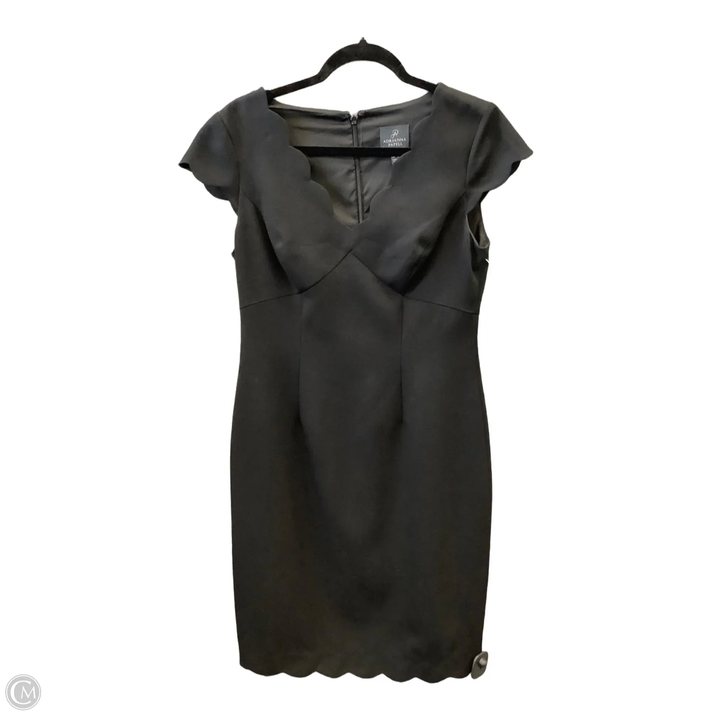 Dress Party Midi By Adrianna Papell In Black, Size: M