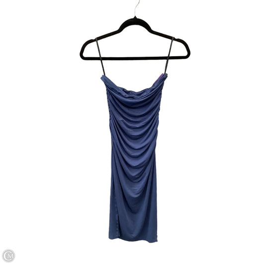 Dress Party Midi By Shein In Blue, Size: S