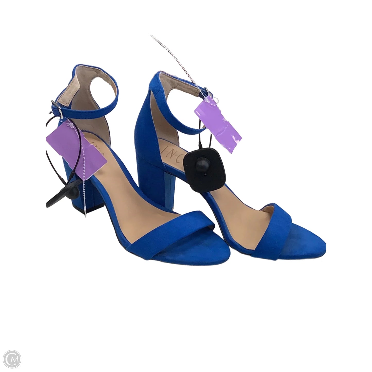 Shoes Heels Block By Inc In Blue, Size: 7