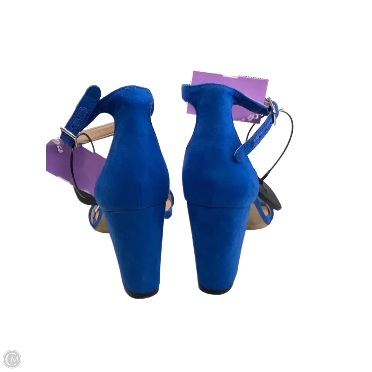 Shoes Heels Block By Inc In Blue, Size: 7