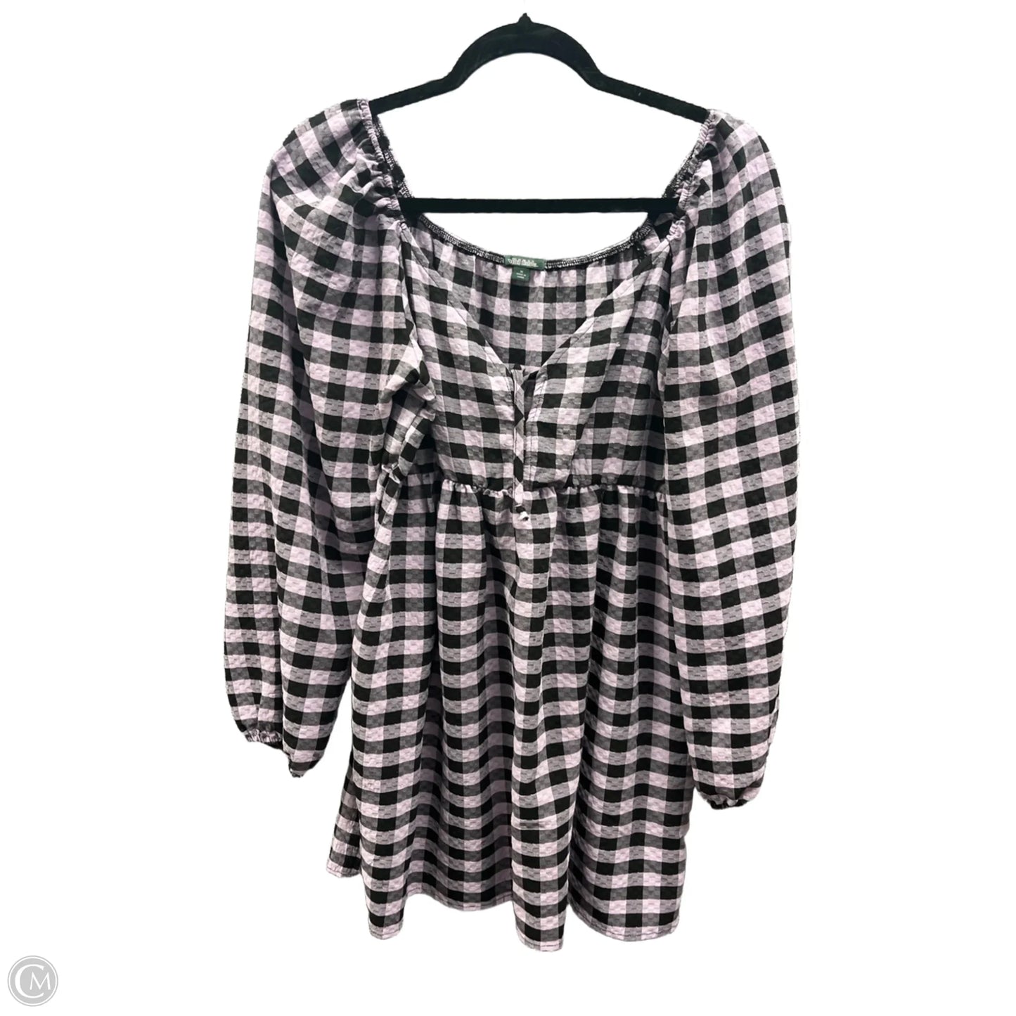 Dress Casual Short By Wild Fable In Black & Purple, Size: M