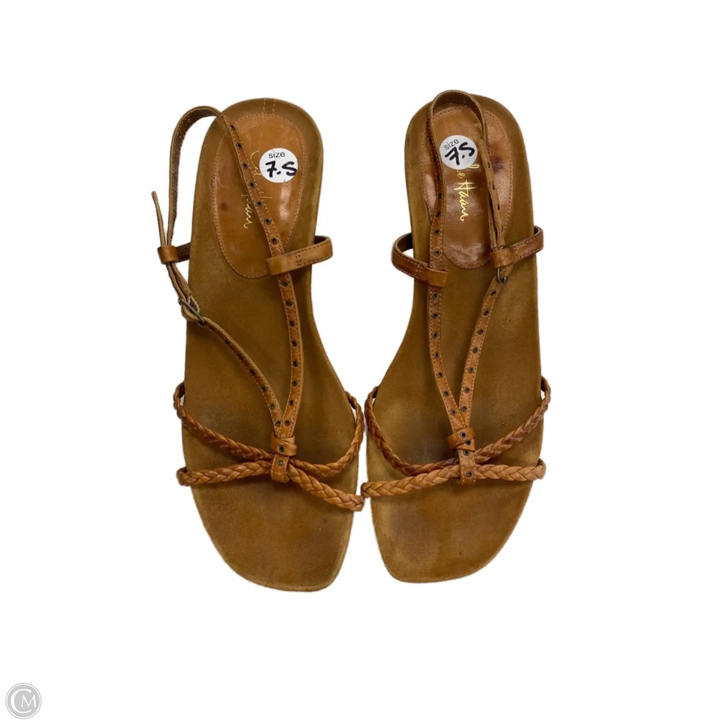 Sandals Heels Kitten By Cole-haan In Brown, Size: 7.5