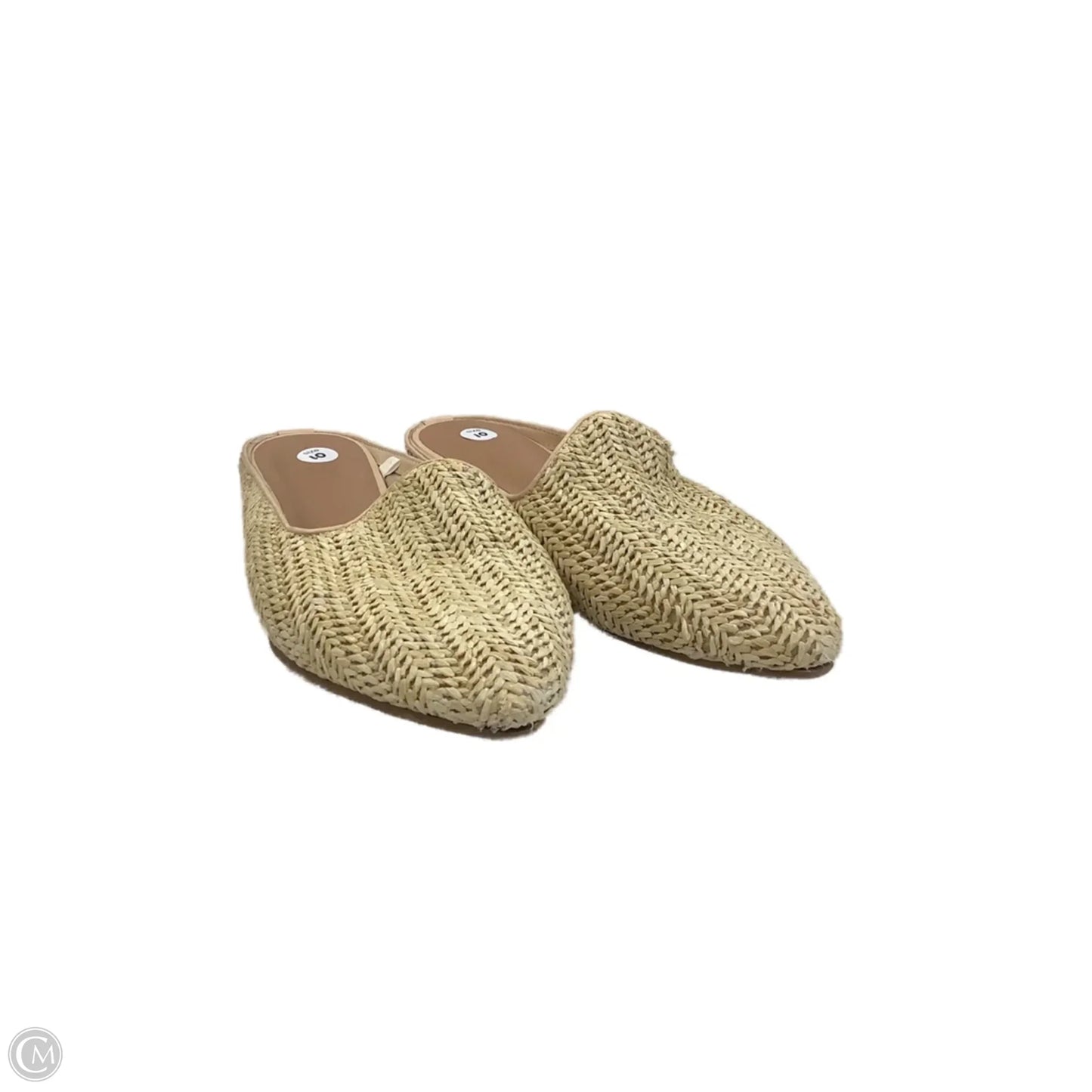 Sandals Flats By Universal Thread In Yellow, Size: 10