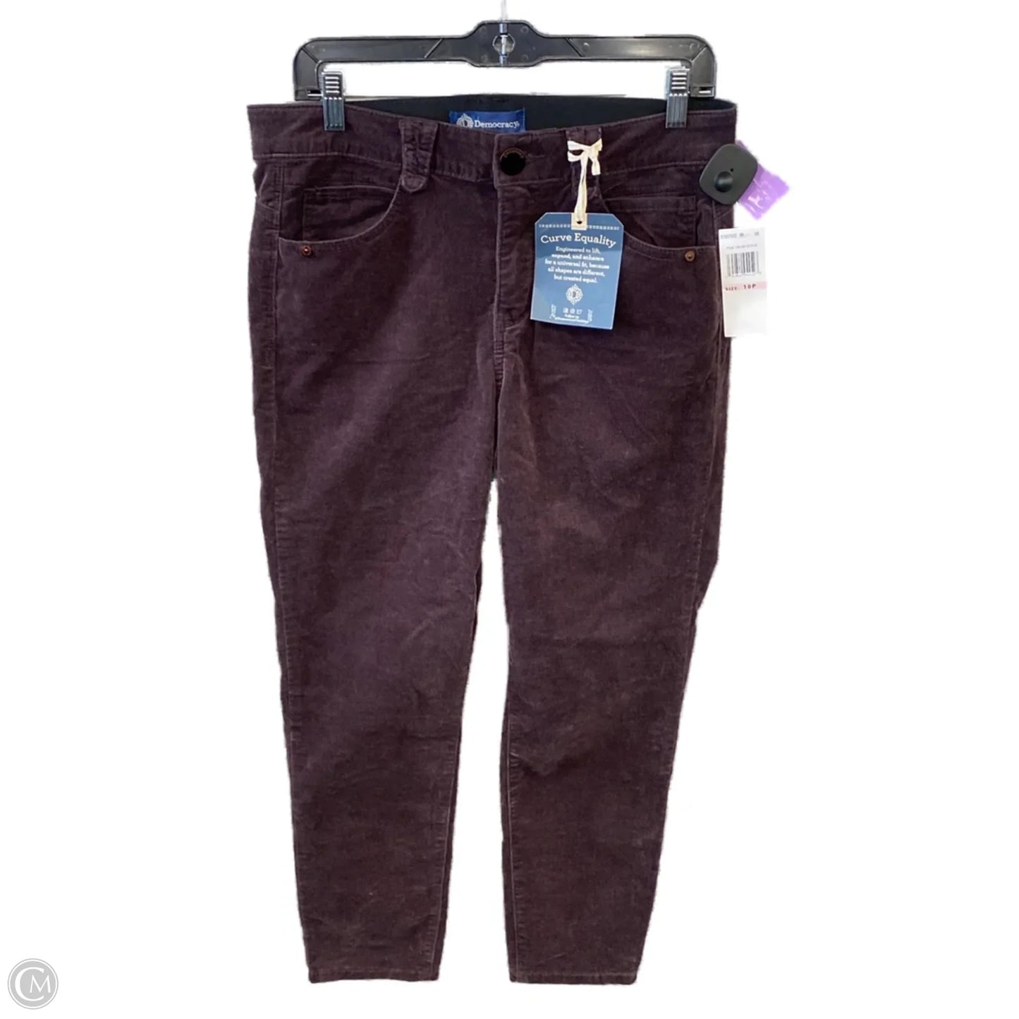 Pants Corduroy By Democracy In Purple, Size: 10p
