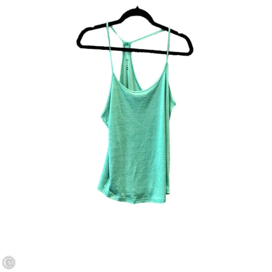 Athletic Tank Top By Under Armour In Green, Size: M