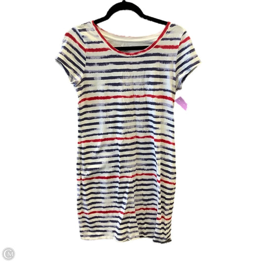 Dress Casual Midi By Faded Glory In Blue & Red & White, Size: S