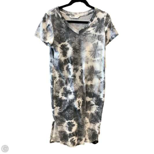 Dress Casual Midi By Sonoma In Grey & White, Size: Mp