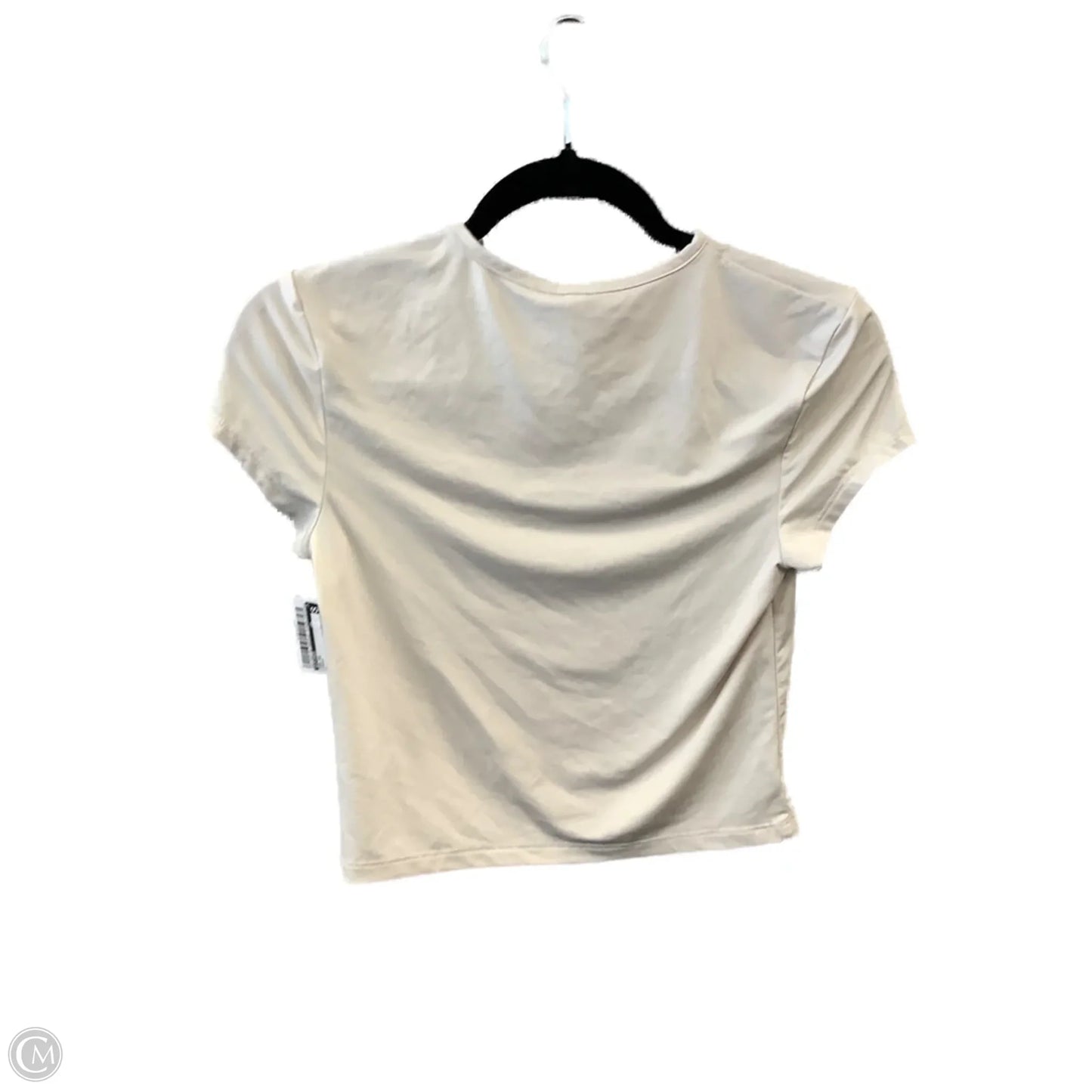 Top Short Sleeve By Divided In Cream, Size: M
