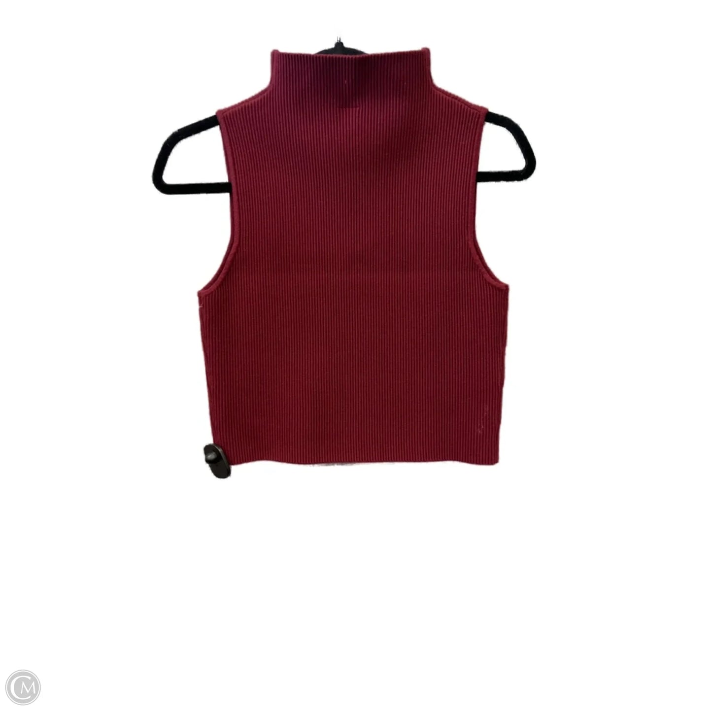 Top Sleeveless By Abound In Red, Size: L
