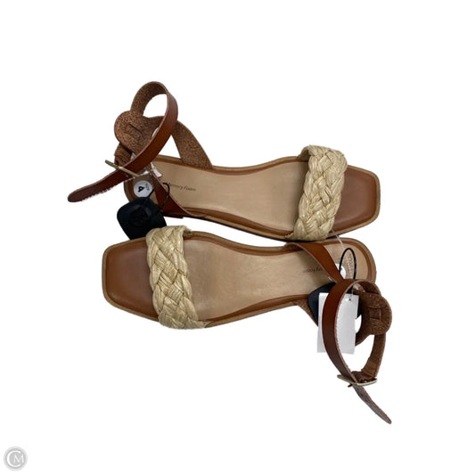 Sandals Flats By Time And Tru In Brown, Size: 9
