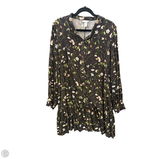 Dress Casual Midi By H&m In Grey, Size: Xxl