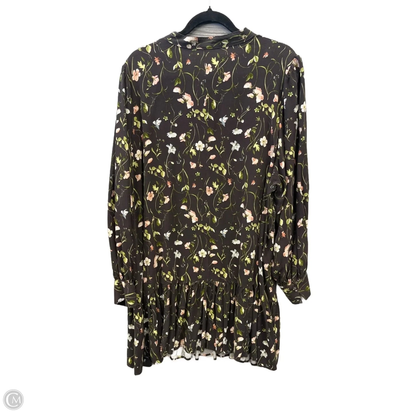 Dress Casual Midi By H&m In Grey, Size: Xxl