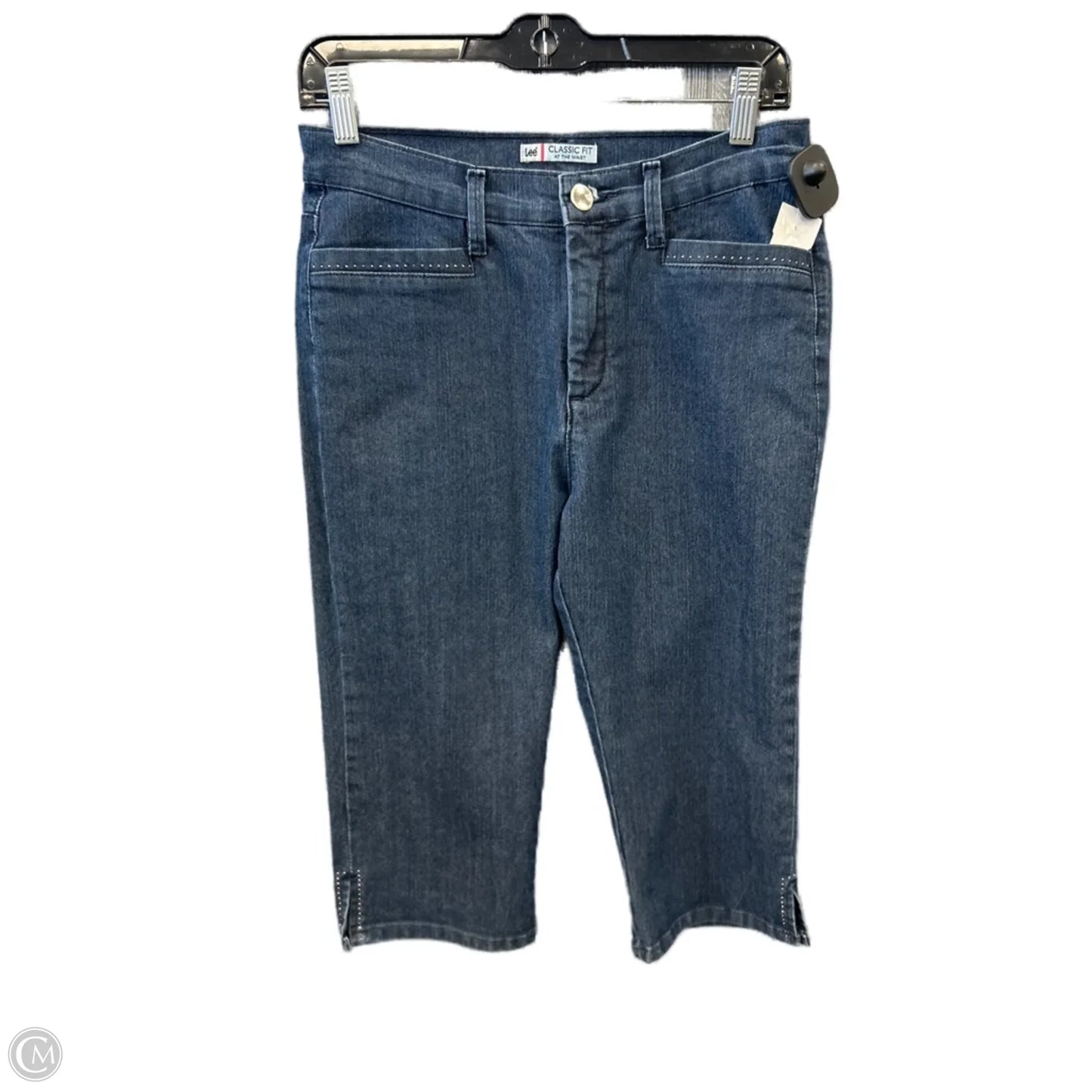 Capris By Lee In Blue Denim, Size: 8