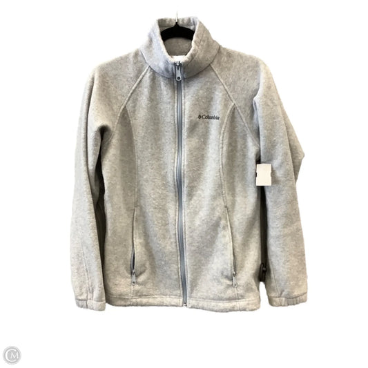 Jacket Fleece By Columbia In Grey, Size: S