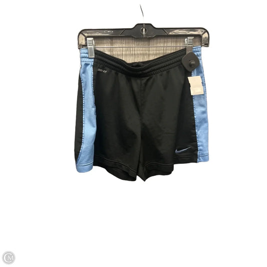 Athletic Shorts By Nike Apparel In Black & Blue, Size: S