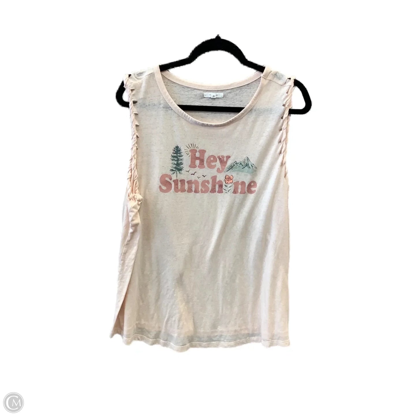 Top Sleeveless By Maurices In Pink, Size: 2x