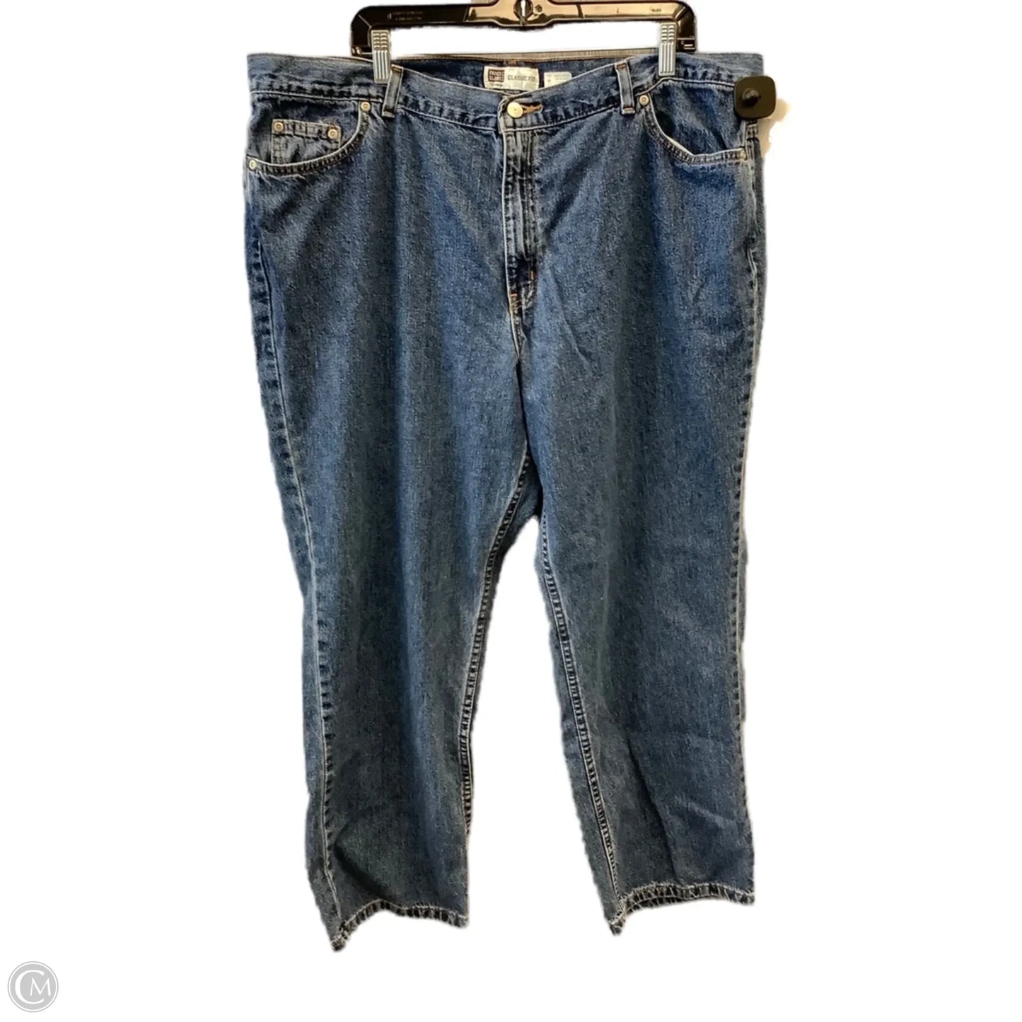 Jeans Straight By Faded Glory In Blue Denim, Size: 24