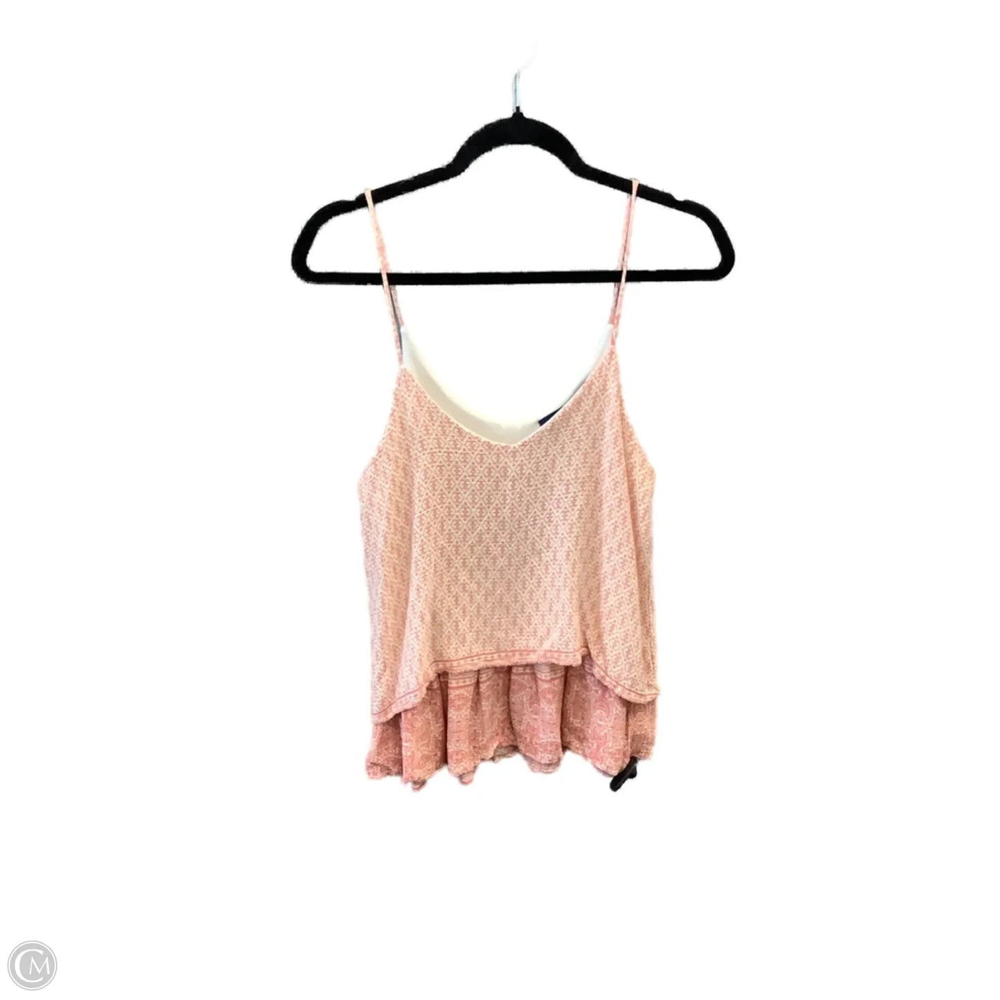 Top Sleeveless By Blue Rain In Coral, Size: M