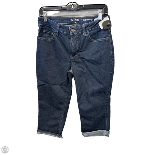 Capris By Riders In Blue Denim, Size: 6