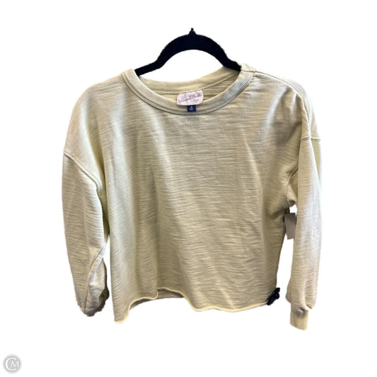 Sweatshirt Crewneck By Universal Thread In Yellow, Size: M