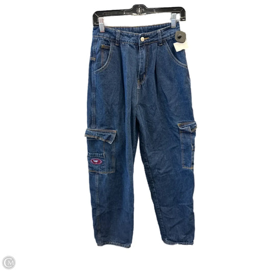 Jeans Straight By Shein In Blue Denim, Size: 0