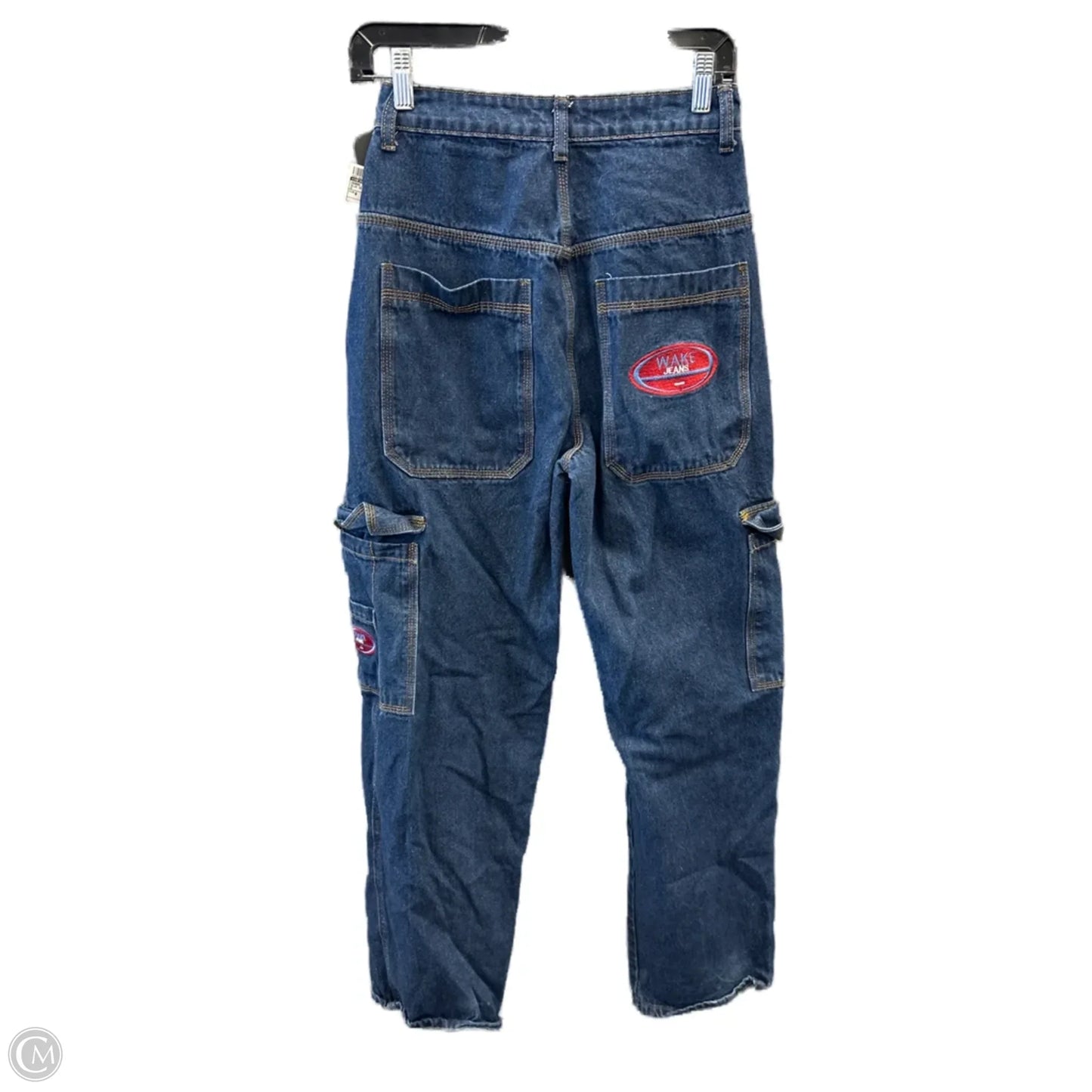 Jeans Straight By Shein In Blue Denim, Size: 0