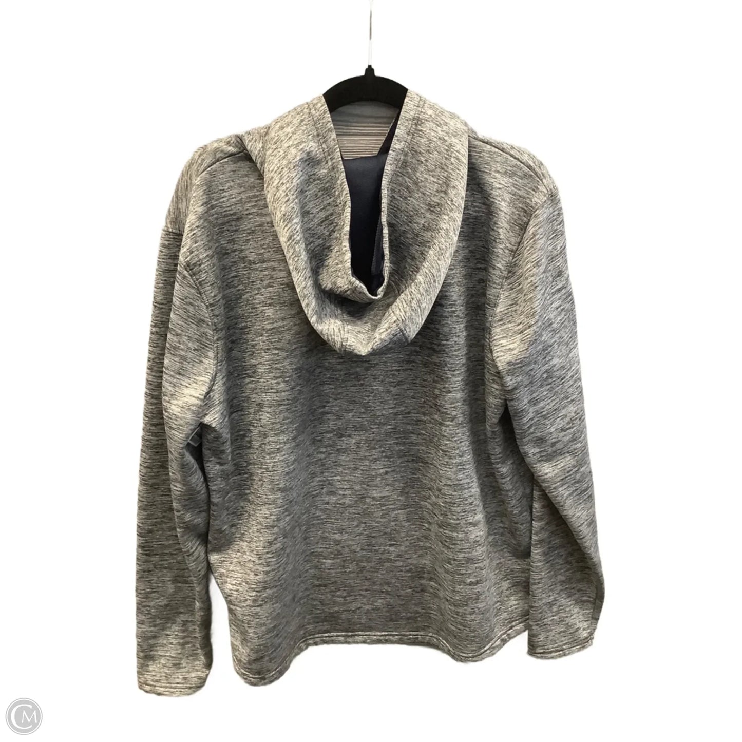 Sweatshirt Hoodie By Clothes Mentor In Grey, Size: Xxl