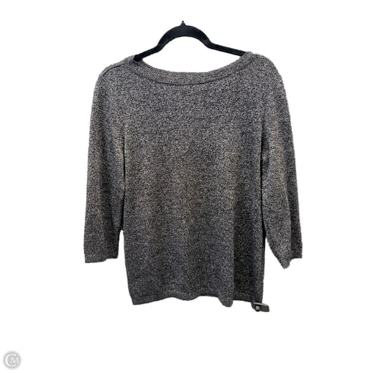 Top Long Sleeve By Liz Claiborne In Grey, Size: M