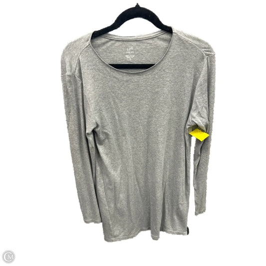Tunic Long Sleeve By J. Jill In Grey, Size: M