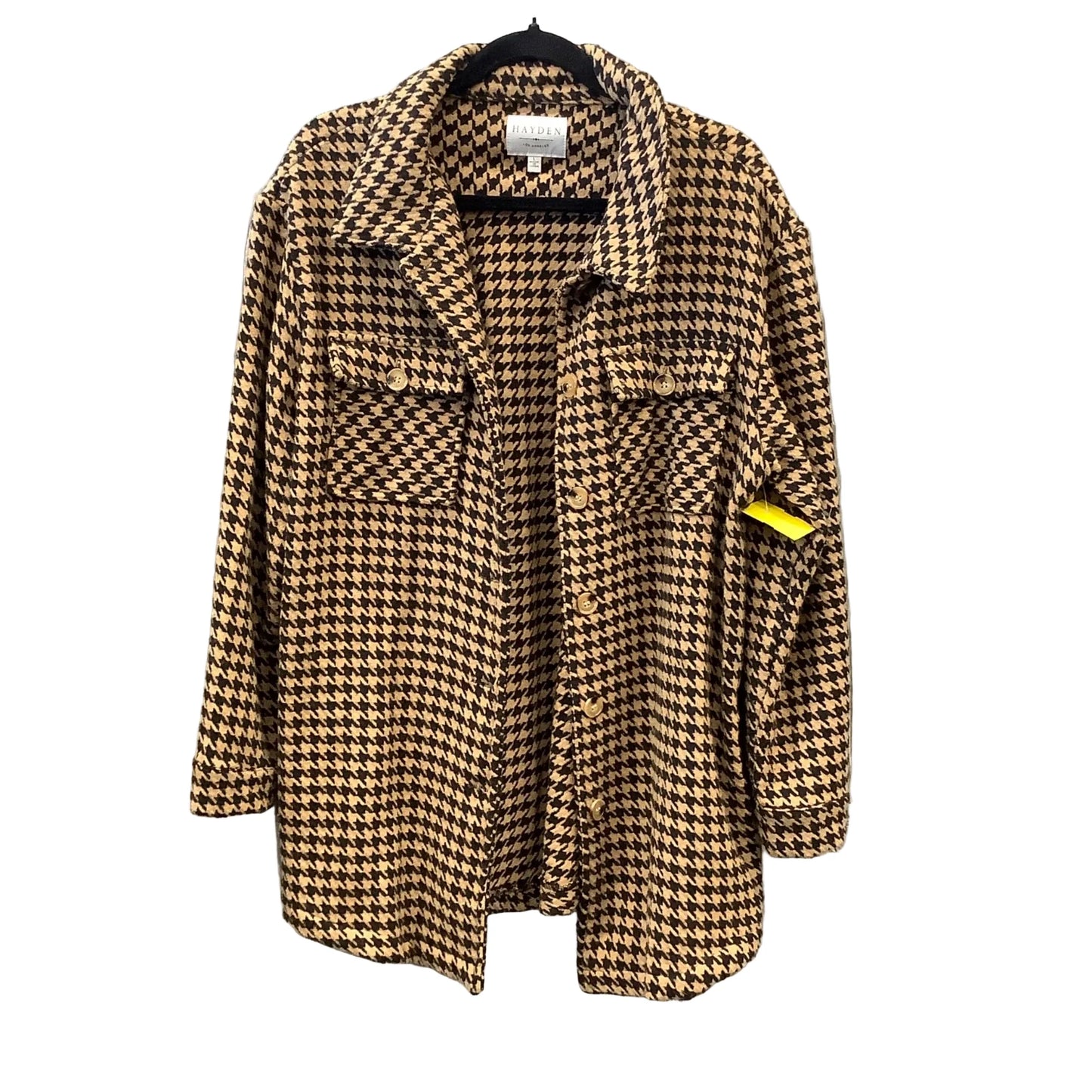 Jacket Other By Hayden La In Black & Brown, Size: L