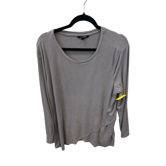 Top Long Sleeve By Banana Republic In Grey, Size: Xl