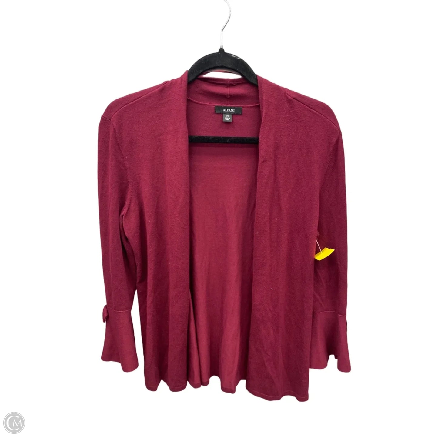 Cardigan By Alfani In Red, Size: Sp