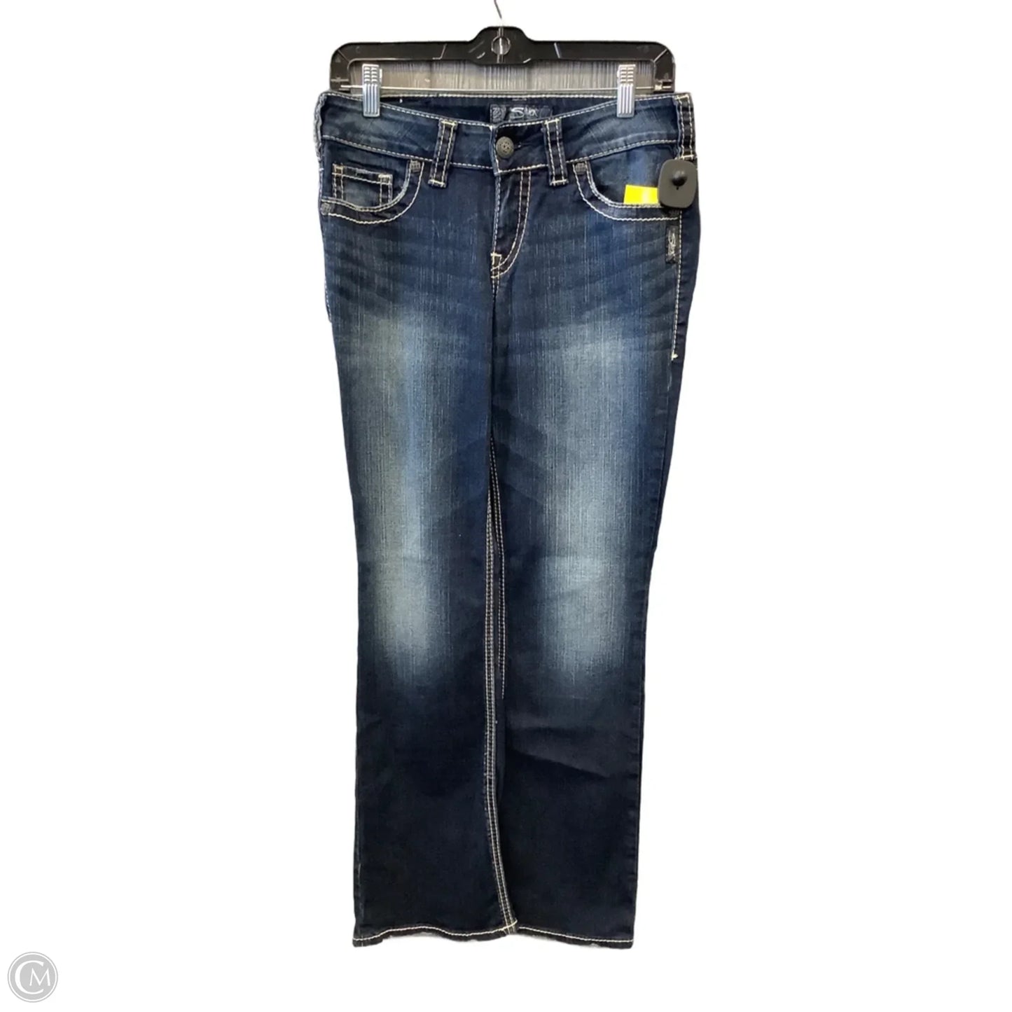Jeans Straight By Silver In Blue Denim, Size: 8