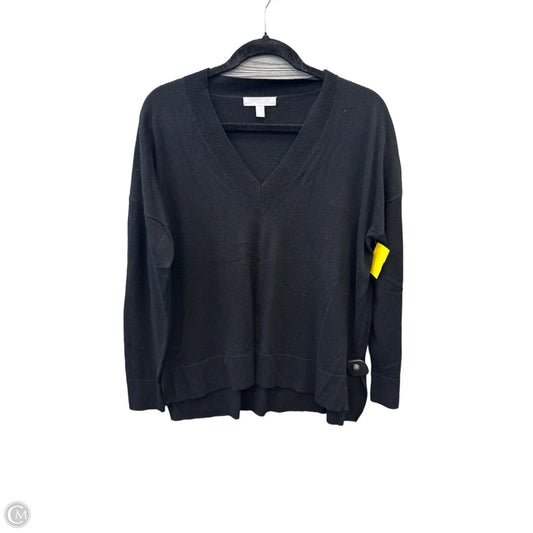 Top Long Sleeve By Chelsea 28 In Black, Size: S