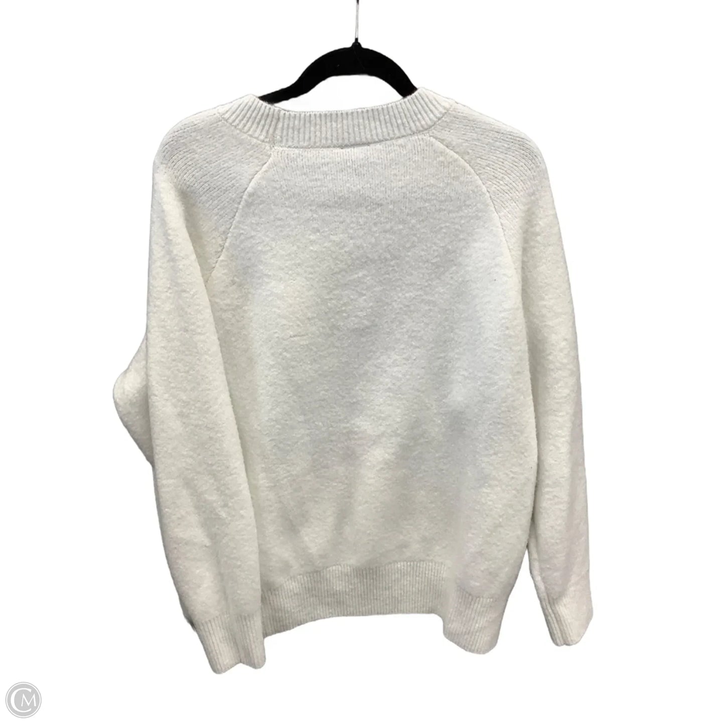 Sweater By Bobeau In White, Size: 1x
