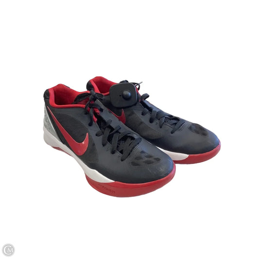 Shoes Athletic By Nike In Black & Red, Size: 9