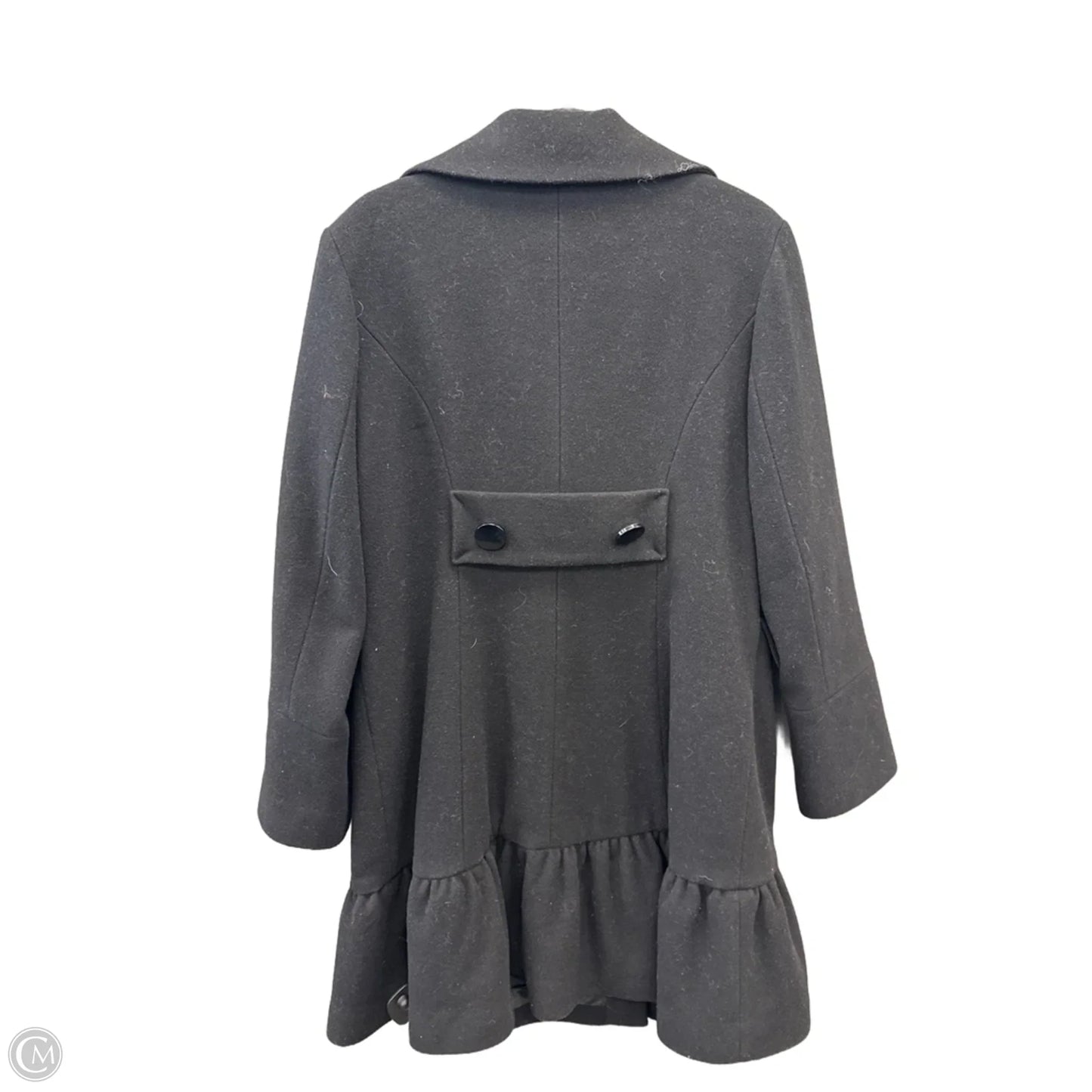 Coat Wool By Apt 9 In Black, Size: L