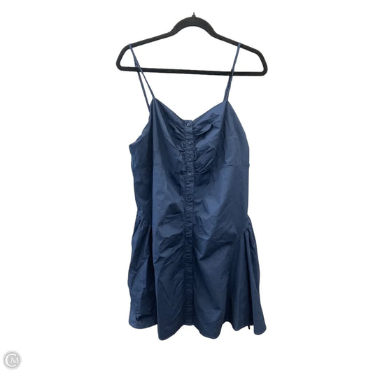 Dress Casual Midi By Wild Fable In Blue, Size: Xxl