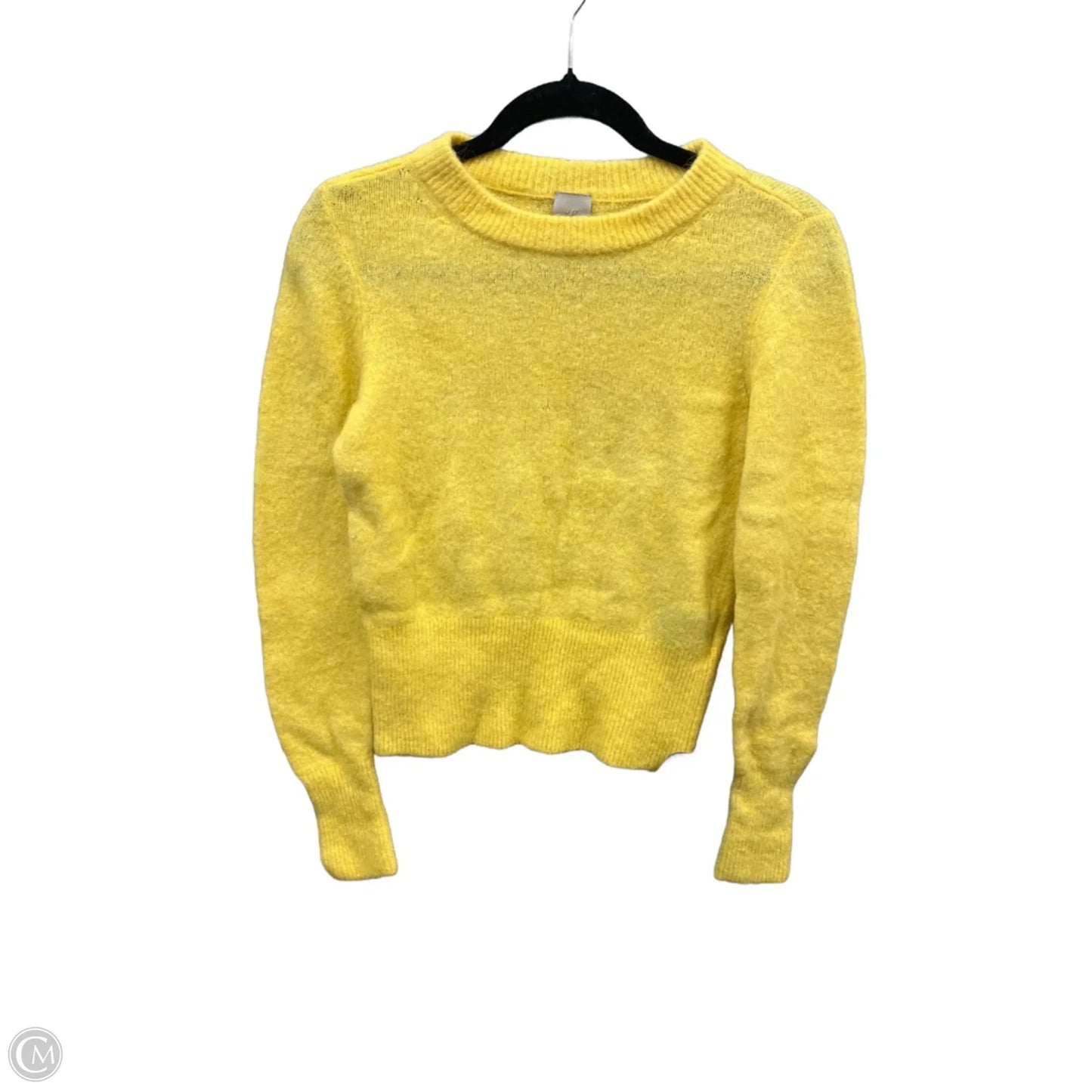 Sweater By H&m In Yellow, Size: Xs