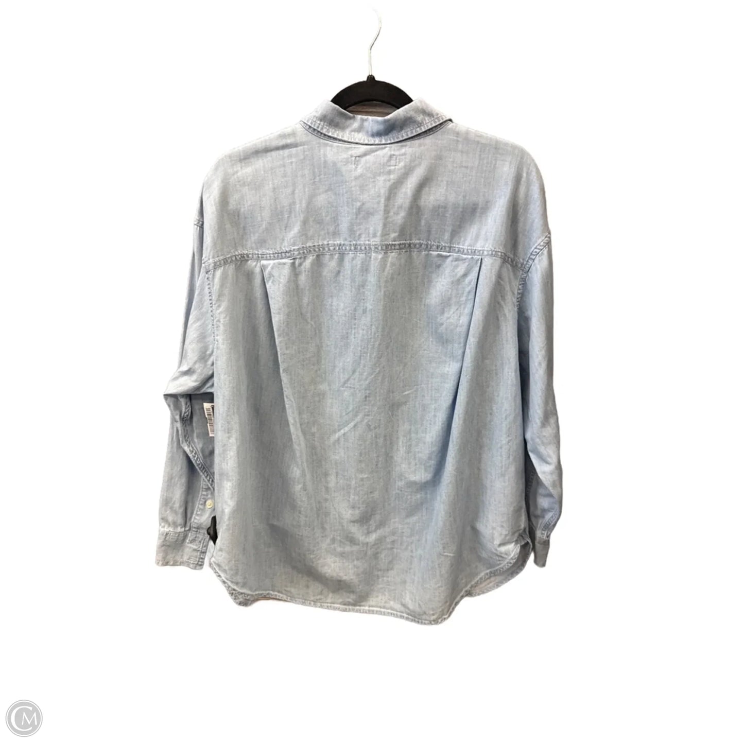 Top Long Sleeve By Sonoma In Blue, Size: Xxl