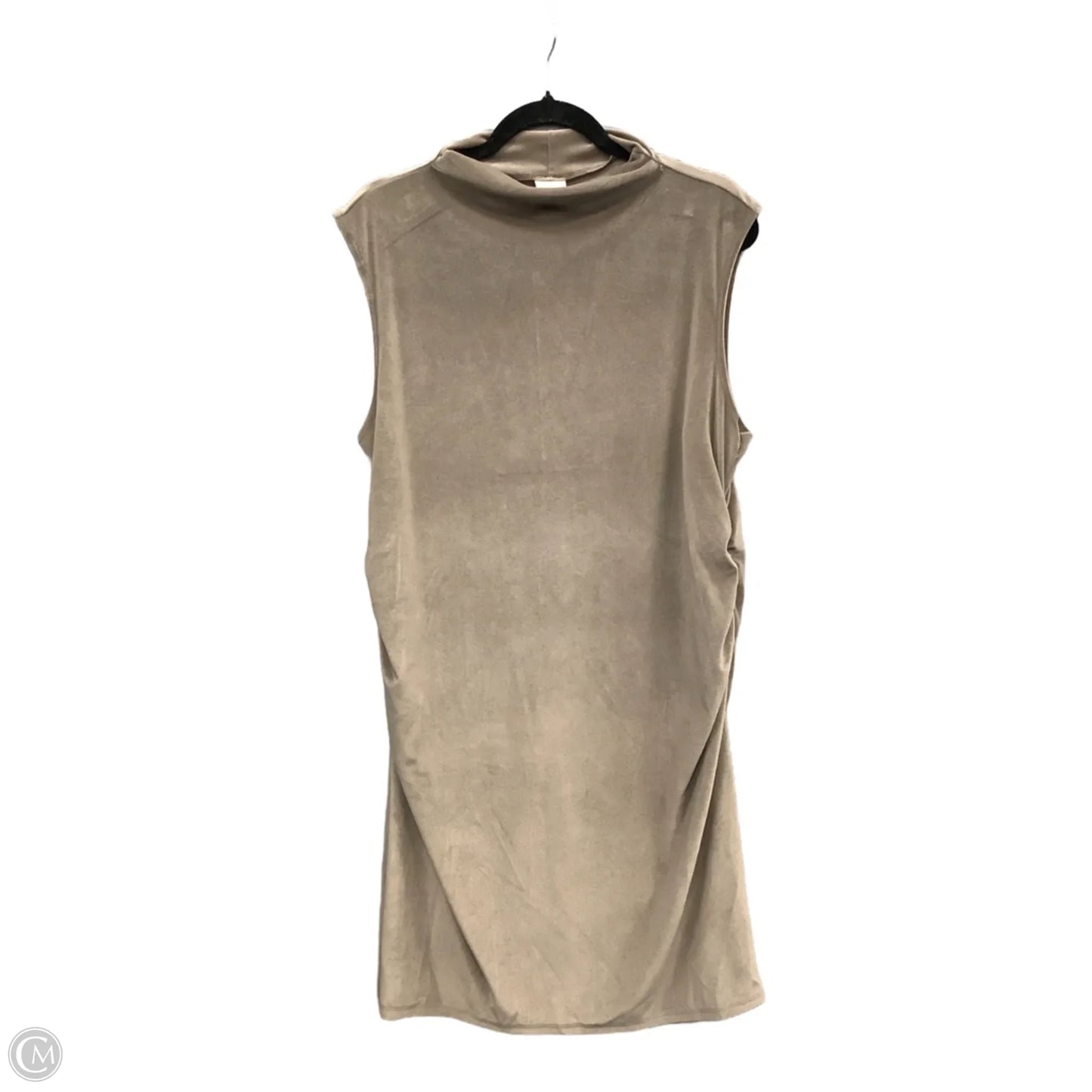 Dress Casual Midi By A New Day In Grey, Size: Xxl