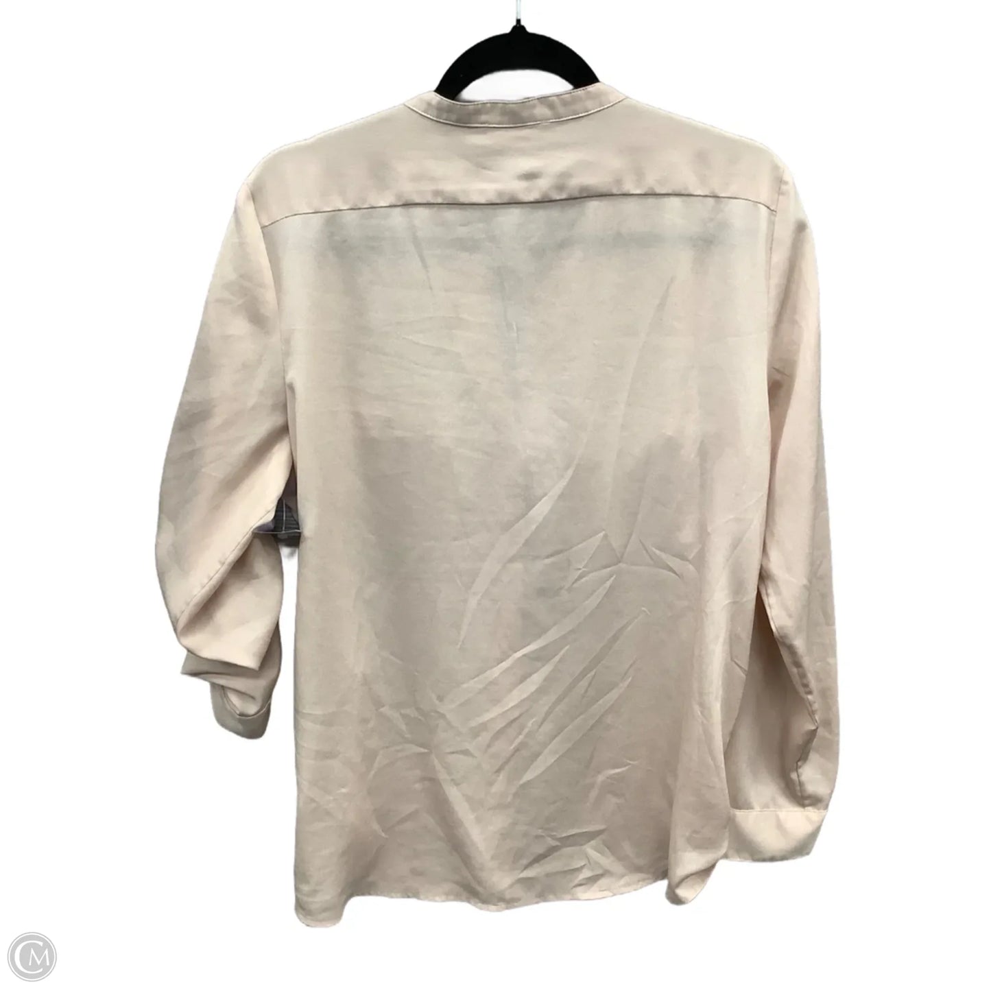 Top Long Sleeve By Calvin Klein In Pink, Size: L