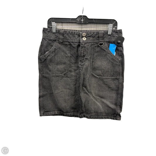 Skirt Midi By Faded Glory In Black Denim, Size: 10