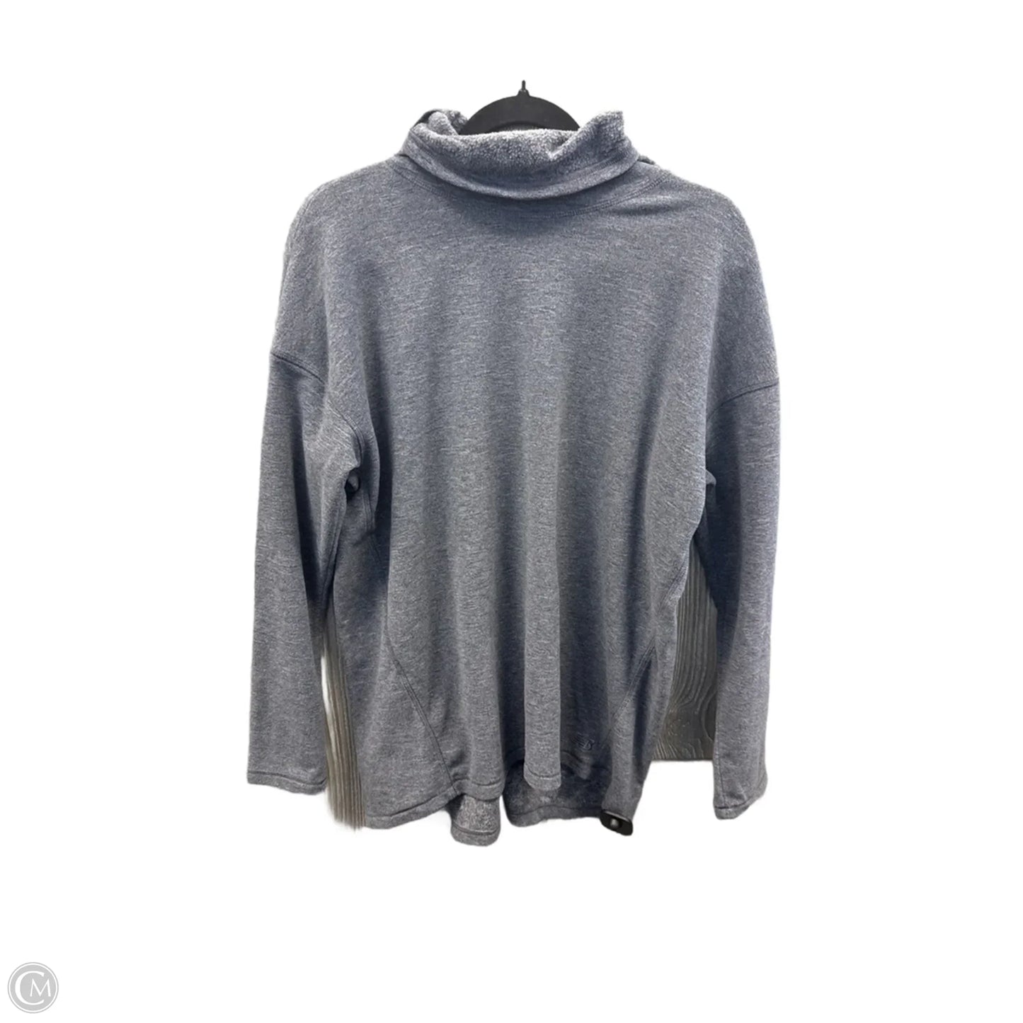 Athletic Sweatshirt Collar By New Balance In Blue, Size: M