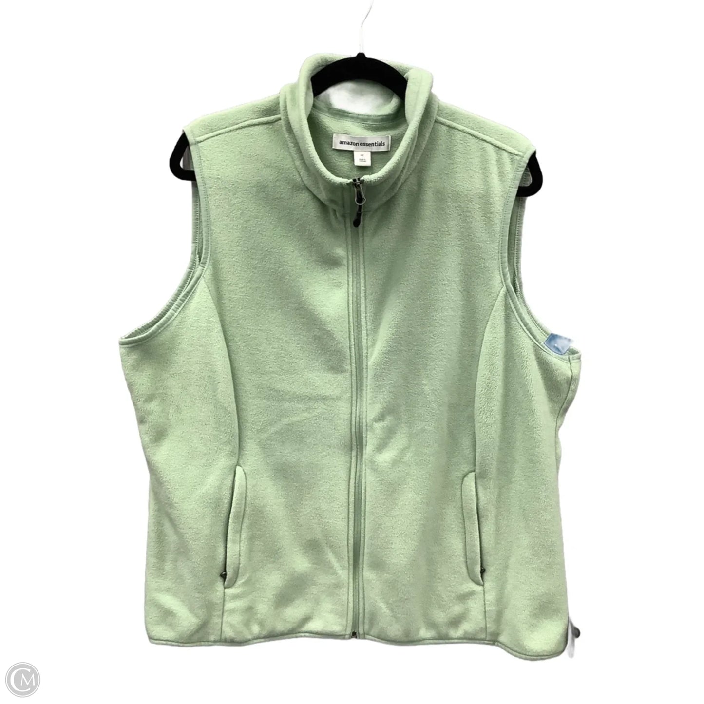 Vest Fleece By Amazon Essentials In Green, Size: Xxl