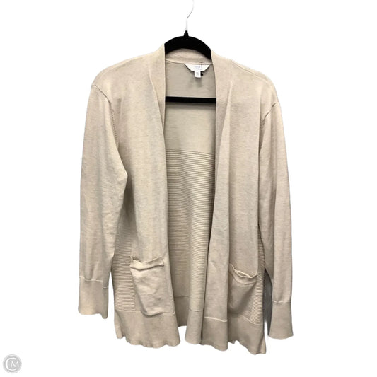 Cardigan By Time And Tru In Beige, Size: Xxl