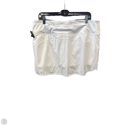 Athletic Skort By Athleta In White, Size: Xl