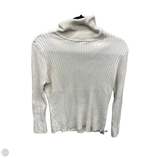 Top Long Sleeve By Croft And Barrow In White, Size: Xl