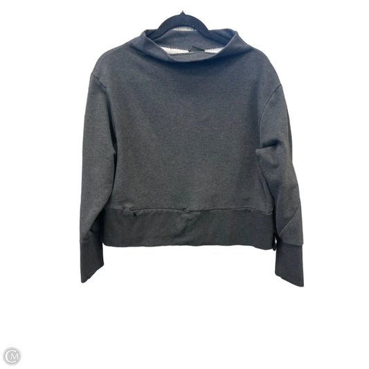Athletic Sweatshirt Crewneck By Nike Apparel In Grey, Size: M